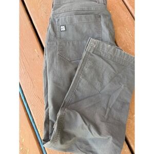 AKHG Duluth Trading Co Mens Relaxed Fit Utility Hiking Pants Gray 36x32